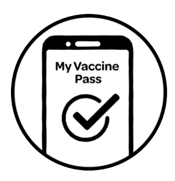 Vaccine pass icon